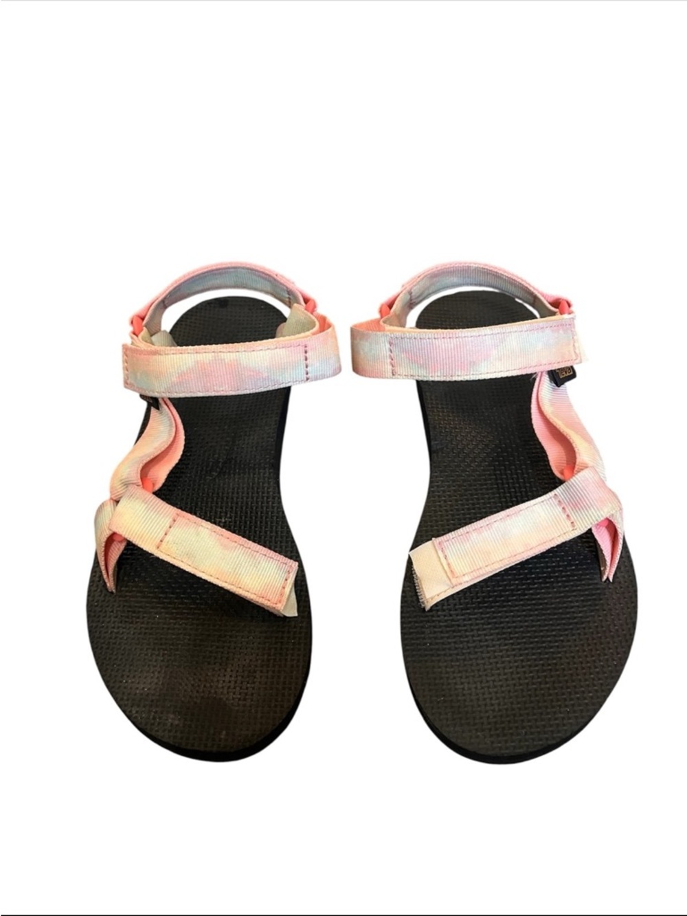 Teva Original Universal Tie-Dye Sandals Sorbet Pink Pastel Women’s Size 7